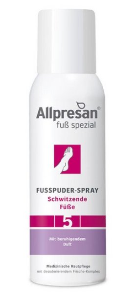 Nr.5 Fuß Puder-Spray 125ml für schwitzende Füße Achtung nur noch 6x vorhanden!